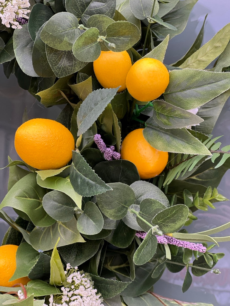 Summer Wreath - Lemons & Lavender