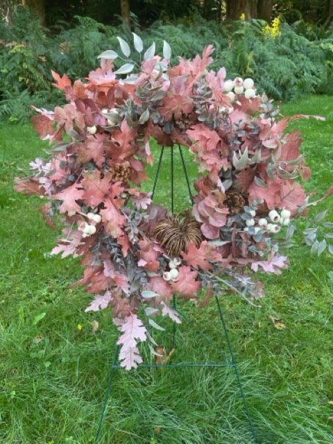 Fall with Rose Leaves
