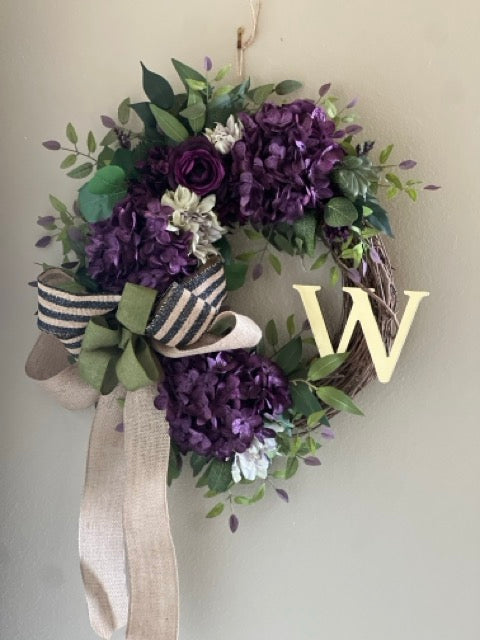 UW Husky Sophisticated Wreath Version 2